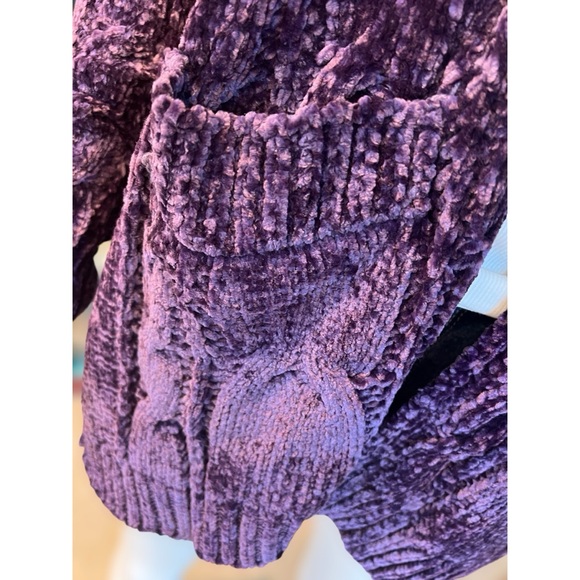 Beautiful purple open front cardigan S/M M/L combo size - Picture 8 of 8